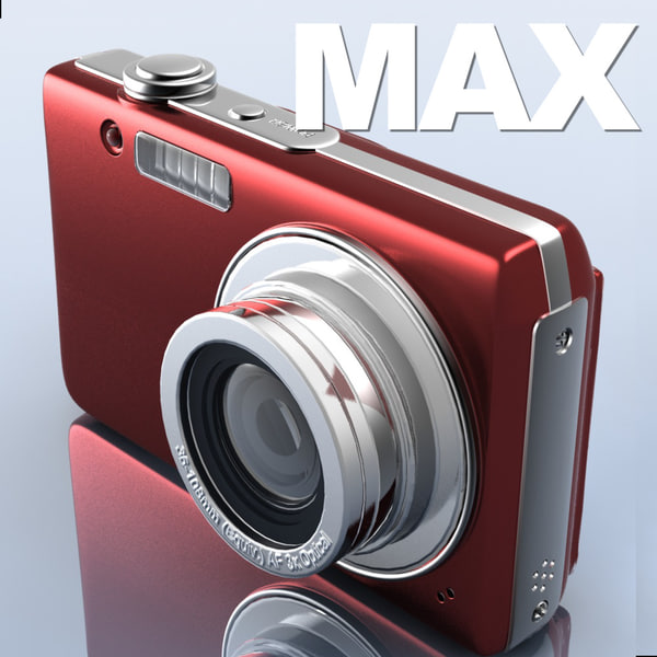 3d photocamera generic digital model - Photocamera.Generic MAX by 3DLocker