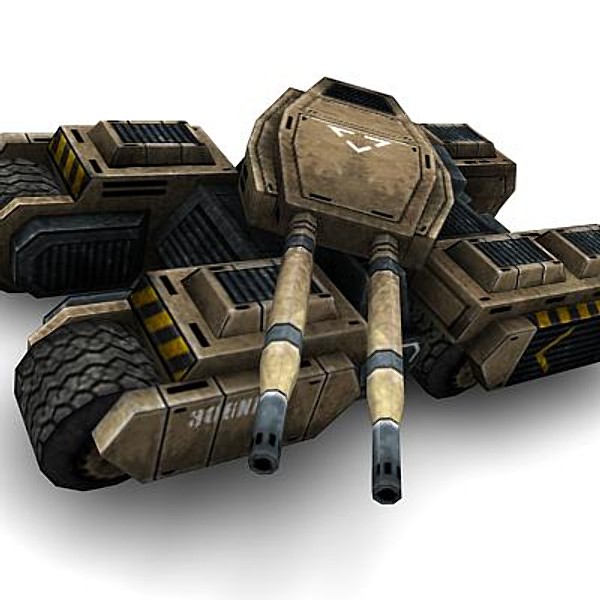 3dsmax 4 tanks - 4_sci_fi_tanks.rar by Angryfly