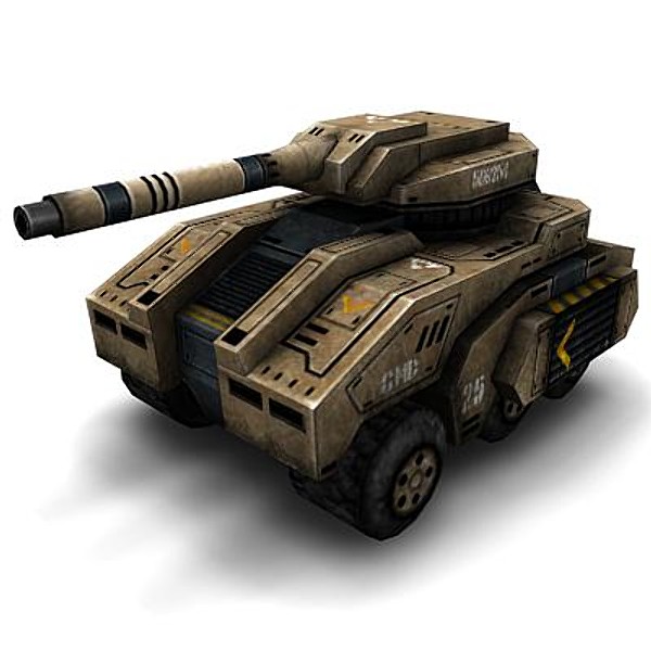 3dsmax 4 tanks - 4_sci_fi_tanks.rar by Angryfly