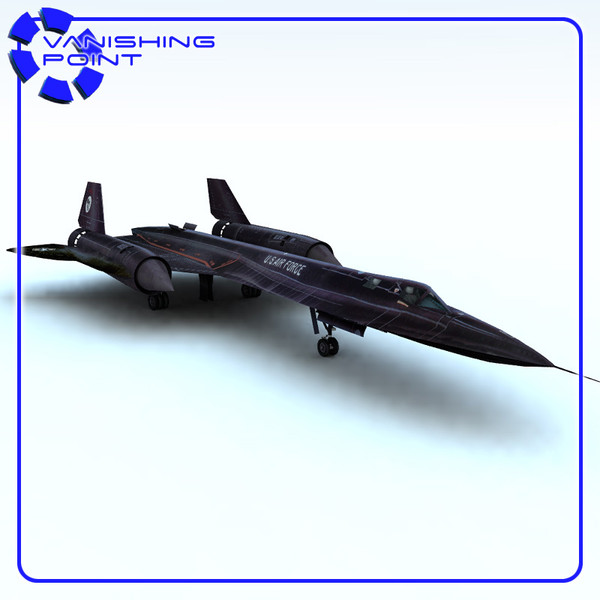 3d sr-71 aircraft - SR-71 Spyplane by JHoagland