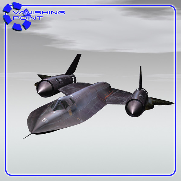 3d sr-71 aircraft - SR-71 Spyplane by JHoagland