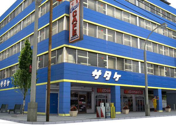 street 3 3d model - Street 3 (low poly) by yusuf joher taherali