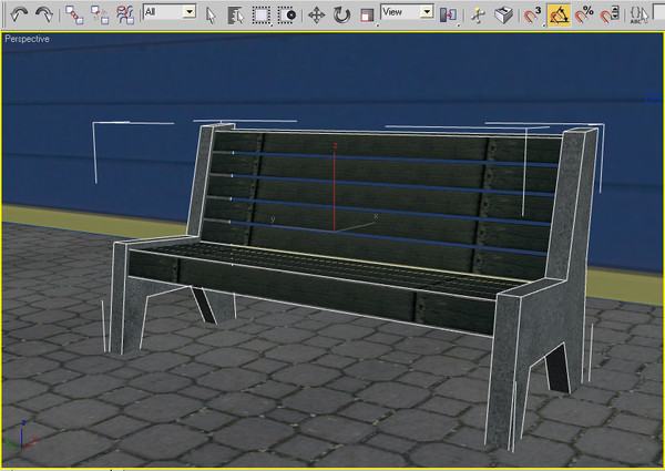 street 3 3d model - Street 3 (low poly) by yusuf joher taherali