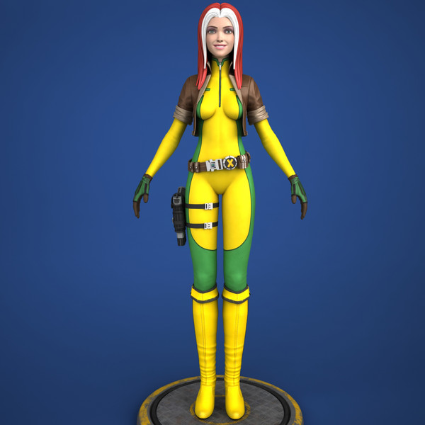 comic action morph targets 3d max - Maya - Action Girl + Morph Targets by Bitmapworld