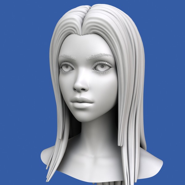 comic action morph targets 3d max - Maya - Action Girl + Morph Targets by Bitmapworld