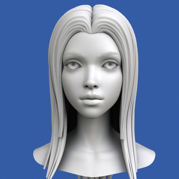 comic action morph targets 3d max - Maya - Action Girl + Morph Targets by Bitmapworld