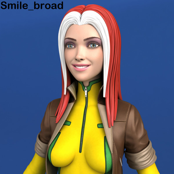 comic action morph targets 3d max - Maya - Action Girl + Morph Targets by Bitmapworld