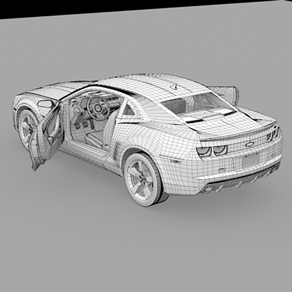 camaro ss deluxe car 3d obj - 2010 Camaro SS Deluxe by ImagineOcean Creations