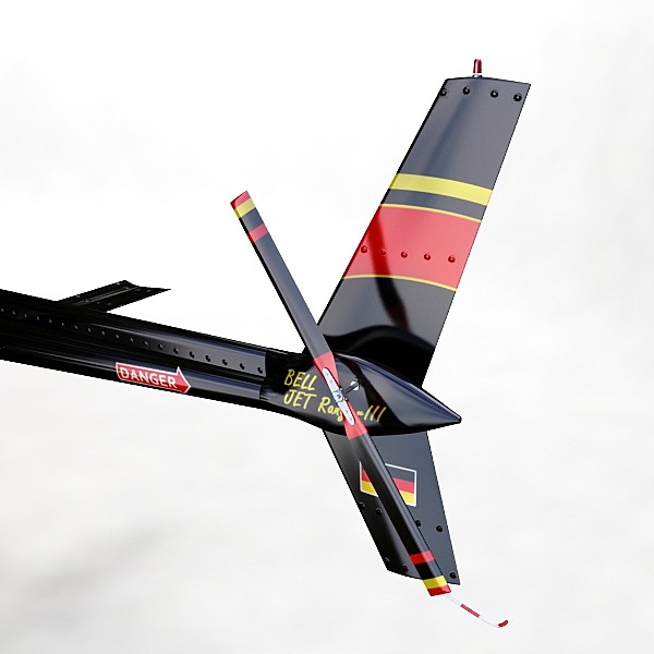 3ds max jet bell ranger helicopter - Jet Bell Ranger by mellow box