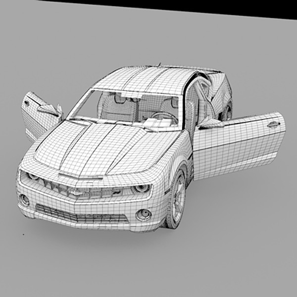 camaro ss deluxe car 3d obj - 2010 Camaro SS Deluxe by ImagineOcean Creations
