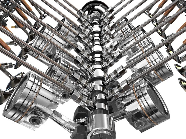 V8 Engine Mechanism - Animated / Textured / Fx v2.2