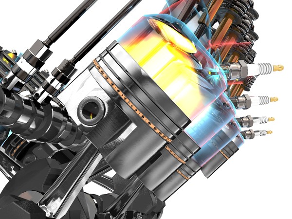 V8 Engine Mechanism - Animated / Textured / Fx v2.2