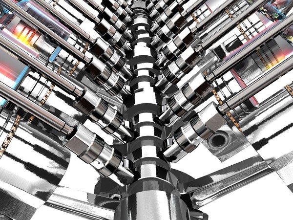 V8 Engine Mechanism - Animated / Textured / Fx v2.2