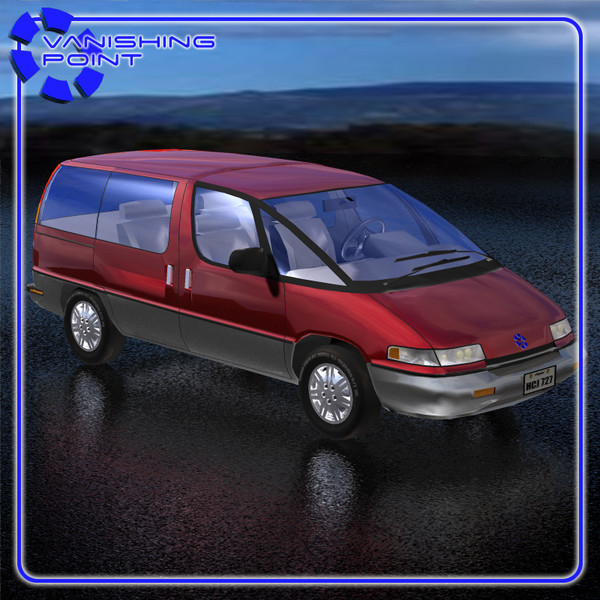 3d model family minivan - Family Minivan by JHoagland