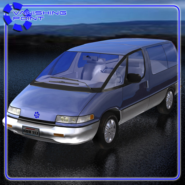 3d model family minivan - Family Minivan by JHoagland