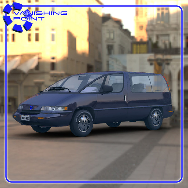 3d model family minivan - Family Minivan by JHoagland