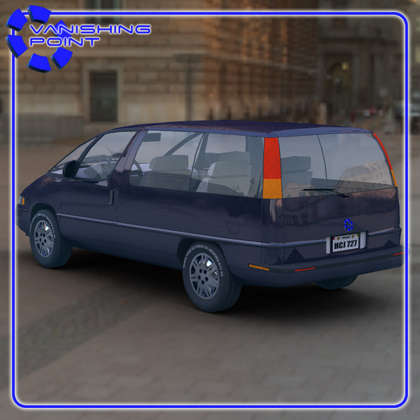 3d model family minivan - Family Minivan by JHoagland