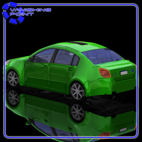 vehicle family sedan 3d model - Vandura Family Sedan by JHoagland