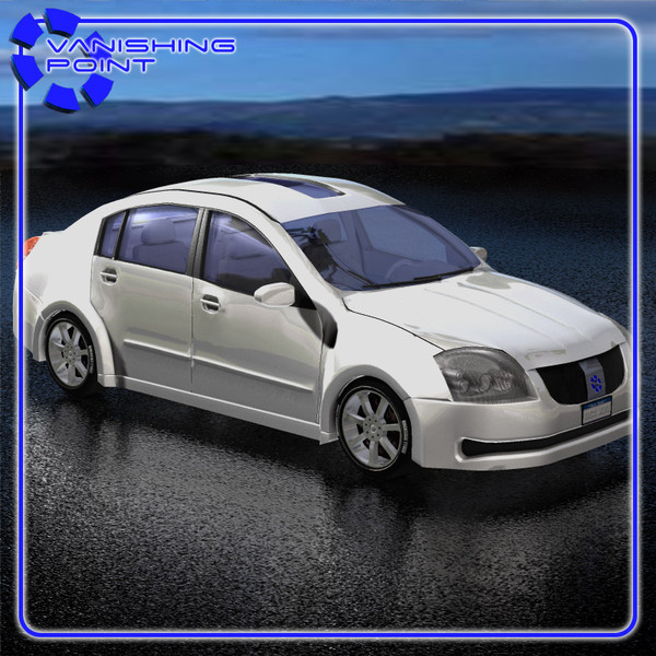 vehicle family sedan 3d model - Vandura Family Sedan by JHoagland