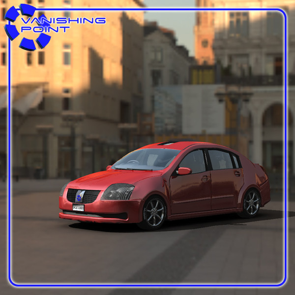 vehicle family sedan 3d model - Vandura Family Sedan by JHoagland