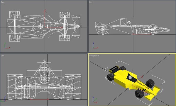 3dsmax f1 games visualization - F1 by petomavar
