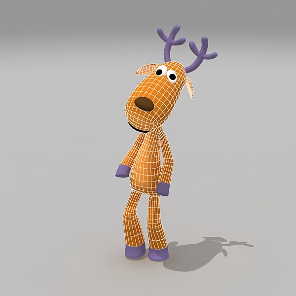3d max deer cartoon - deer , cartoon deer, reindeer by tsogt hun taij