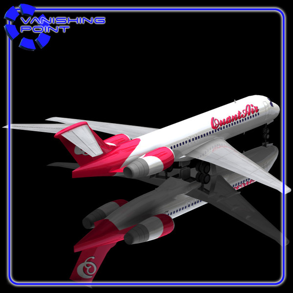 3d model 717 airliner - Airliner 717 by JHoagland