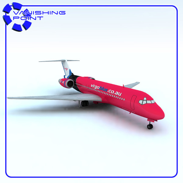 3d model 717 airliner - Airliner 717 by JHoagland