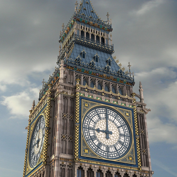 3ds max big ben - Big Ben by FraP