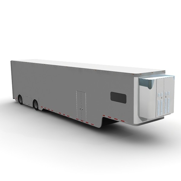 3d model race transport - Featherlite race transporter by bansheewoj