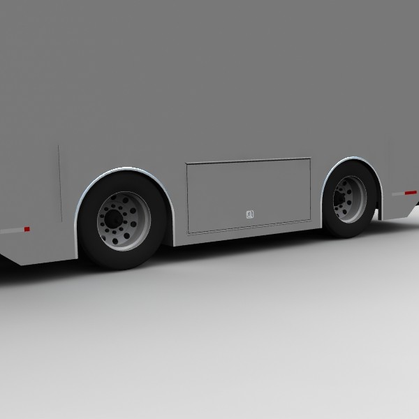 3d model race transport - Featherlite race transporter by bansheewoj