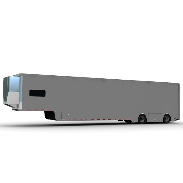 3d model race transport - Featherlite race transporter by bansheewoj