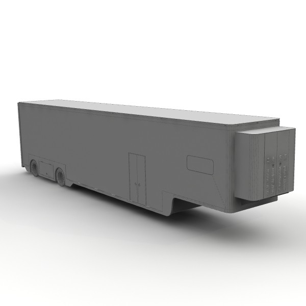3d model race transport - Featherlite race transporter by bansheewoj