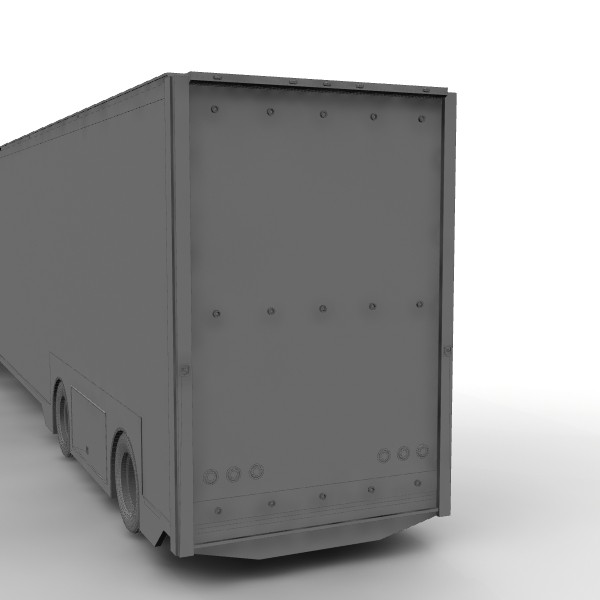3d model race transport - Featherlite race transporter by bansheewoj