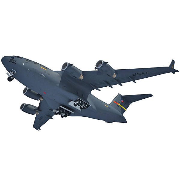 3ds c-17 globemaster iii military transport - Boeing C-17 Globemaster III by Gandoza