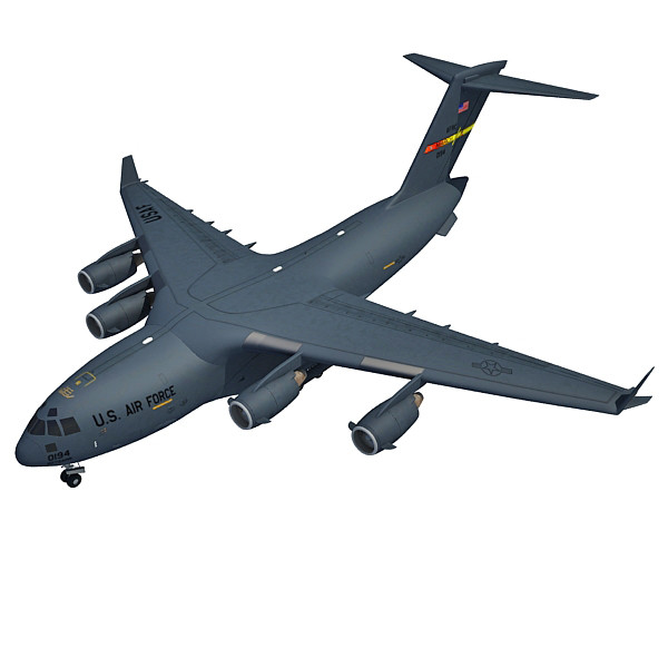 3ds c-17 globemaster iii military transport - Boeing C-17 Globemaster III by Gandoza