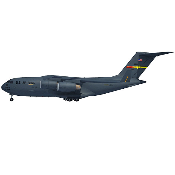 3ds c-17 globemaster iii military transport - Boeing C-17 Globemaster III by Gandoza