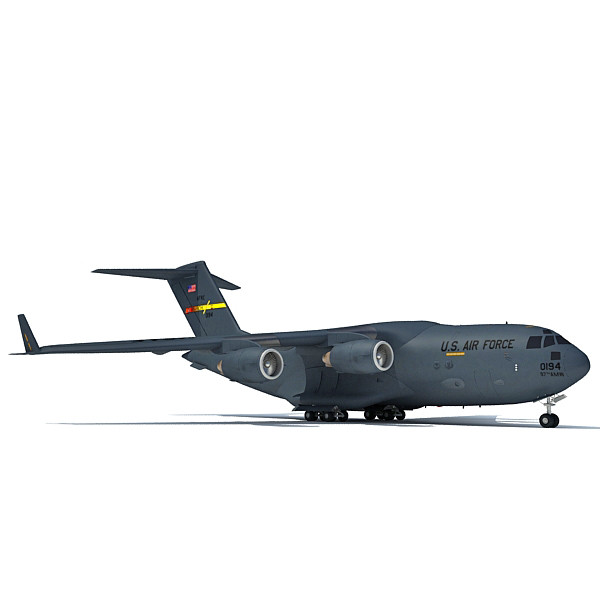 3ds c-17 globemaster iii military transport - Boeing C-17 Globemaster III by Gandoza
