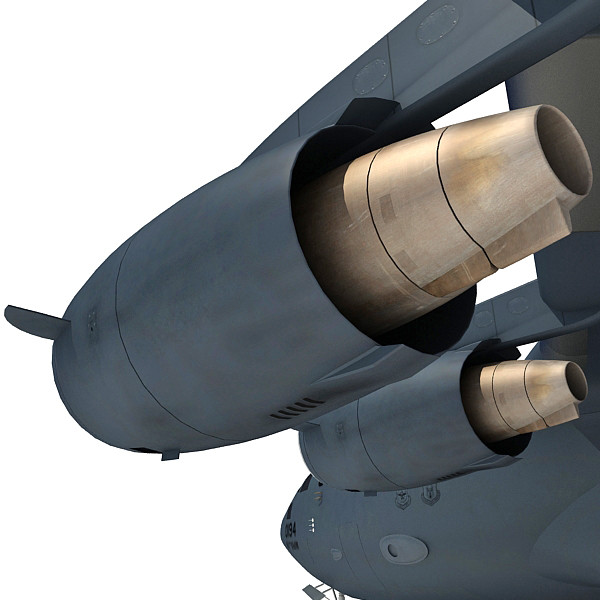 3ds c-17 globemaster iii military transport - Boeing C-17 Globemaster III by Gandoza