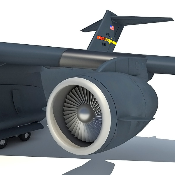 3ds c-17 globemaster iii military transport - Boeing C-17 Globemaster III by Gandoza