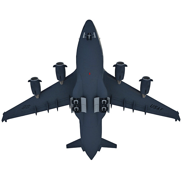 3ds c-17 globemaster iii military transport - Boeing C-17 Globemaster III by Gandoza