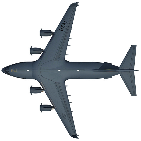 3ds c-17 globemaster iii military transport - Boeing C-17 Globemaster III by Gandoza