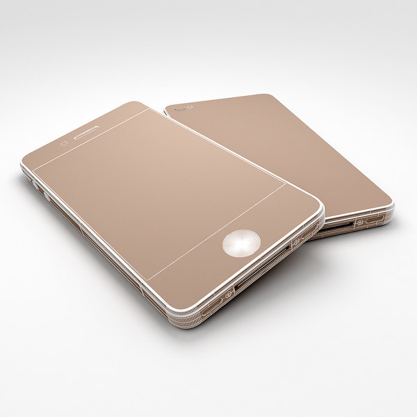 new iphone 4 4s 3d model - iPhone 4 and iPhone 4S - black and white collection cell phone by Leeift