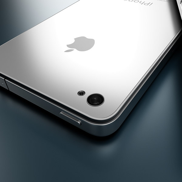 new iphone 4 4s 3d model - iPhone 4 and iPhone 4S - black and white collection cell phone by Leeift