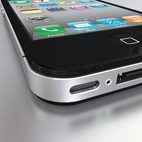 apple iphone 4 3d model - Apple iPhone 4 by Artem_Shvetsov