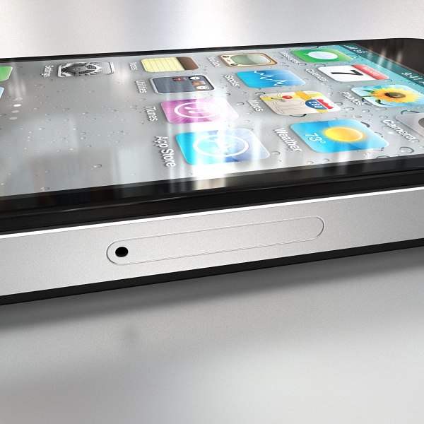 apple iphone 4 3d model - Apple iPhone 4 by Artem_Shvetsov