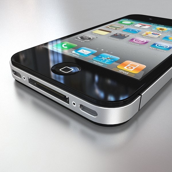 apple iphone 4 3d model - Apple iPhone 4 by Artem_Shvetsov