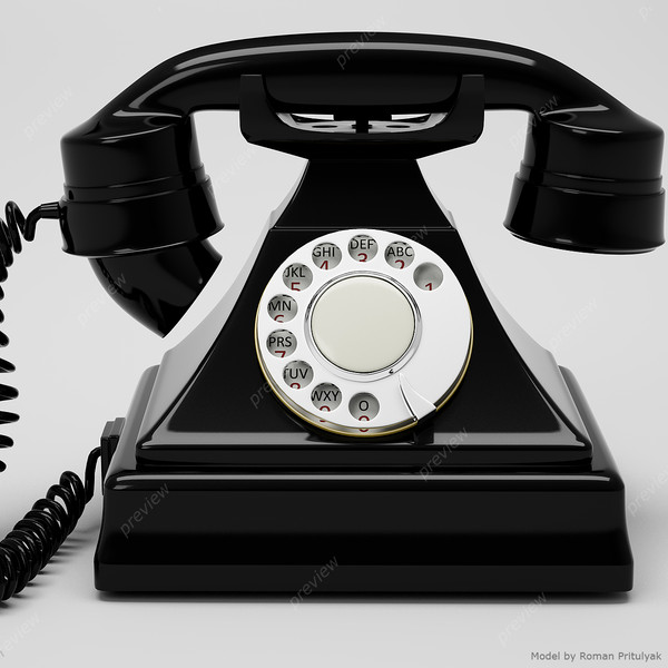 max retro telephone - Retro Telephone... by RomanPritulyak
