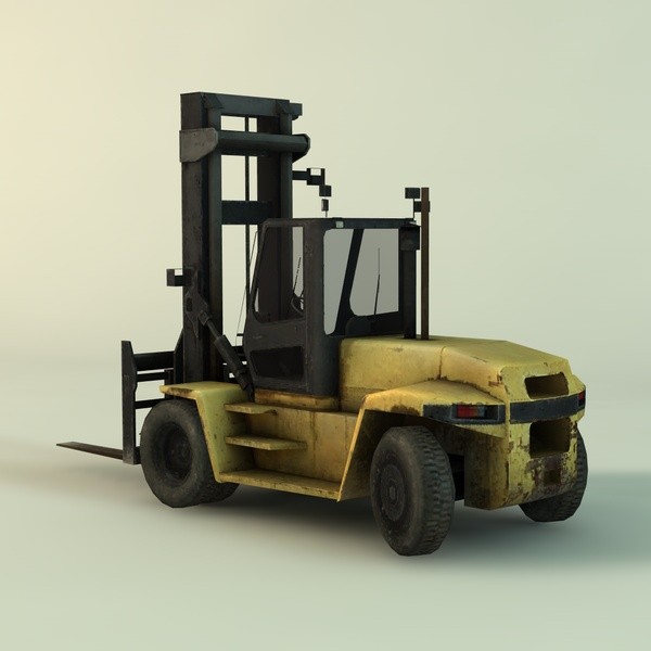 lift forklift 3ds - Forklift by TiRex3D
