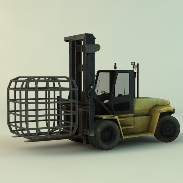 lift forklift 3ds - Forklift by TiRex3D